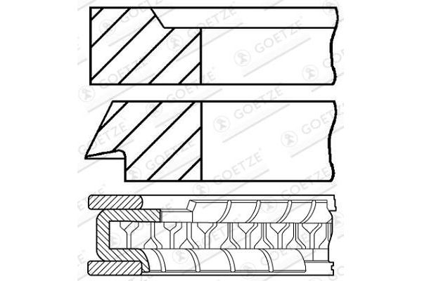 Segman (70.80MM-STD)  KONEKS 607950
