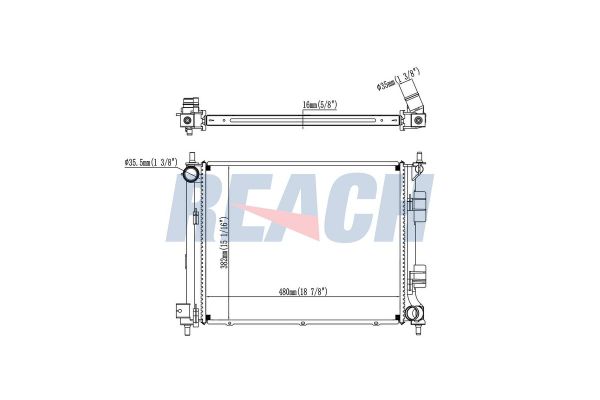 Su Radyatörü  BRUCKE 7739937