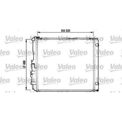 Su Radyatörü  Mercedes Vito Tourer (447)(07.2014->)  VALEO 819377