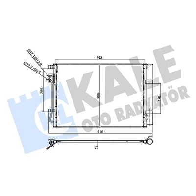 Klima Radyatörü  Hyundai i20 (PB)(05.2012->)  KALE 358445