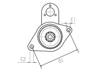 Marş Dinamosu  HC-CARGO F 032 116 778  S114879 S114881 S114881A 23300CG000 23300 CG000 23300CG00A