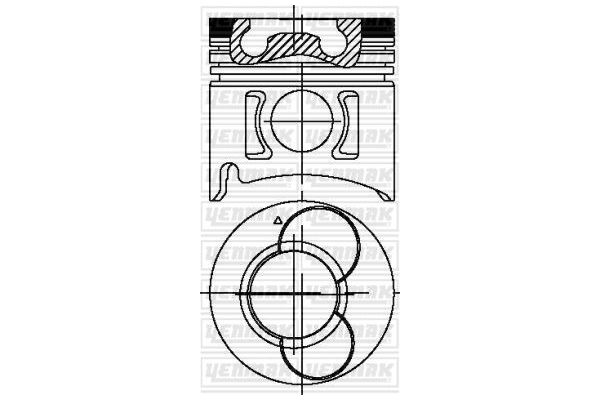 Piston (93.00MM-STD)  YENMAK 31-04385-000