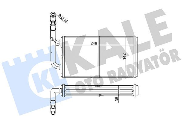 Kalorifer Radyatörü  KALE 104600