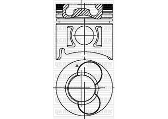 Piston (93.00MM-STD)  YENMAK 31-04385-000  8724620022 8971766060 8-97176-606-0
