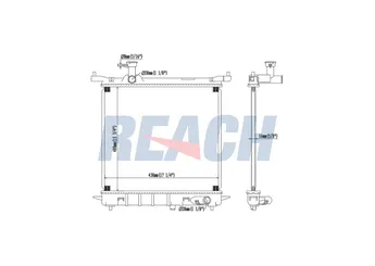 Su Radyatörü  RADISEN RR 68770  214101HC1A 214101HC1B