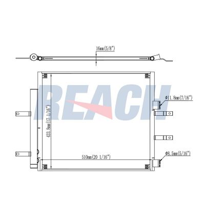 Klima Radyatörü  NRF 350367