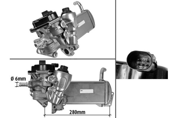 Egr Valfi  Volkswagen Amarok (2HA/2HB/S1B)(03.2010->2016)  VALEO 700438
