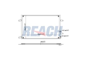Klima Radyatörü  ORİS CVW956016  3D0820411G 3D0820411C 3D0820411E 3D0.820.411 G