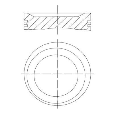 Piston (85.00MM-STD)  GOETZE 87-70222-STD