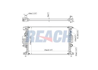 Su Radyatörü  RADISEN RR 620156  DG938005EB DG938005BD DG938005EA 2100015 2113221 5184273 5184442 5482597 DG938005BC DG938005DD