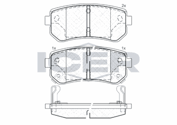 Fren Disk Balata Arka AYD 60492A  583020ZA00 583021GA00 583021HA00 58302-1GA00 583021HA10 58302-1HA10 58302-0ZA00 58302-1HA00 S583020ZA00 S58302-0ZA00