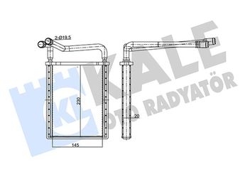 Kalorifer Radyatörü  MGA 81144  971381E000 971381E001 97138-1E000 9713810
