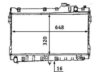 Su Radyatörü  MAHLE CR 185 000S  7702247464 B61P15200 B61P 15 200 B61P15200A B61P 15 200 A B61P15200B B61P 15 200 B BPE815200