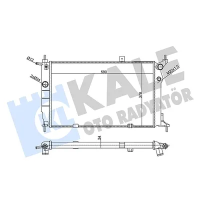 Su Radyatörü  KALE 357005