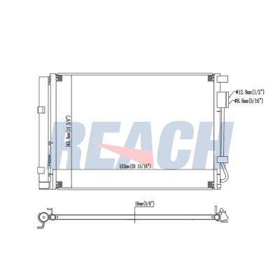 Klima Radyatörü  Kia Rio (UB)(2011->)  MGA 82393
