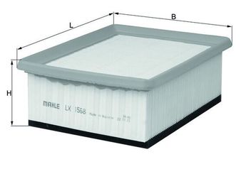 Hava Filtresi  MAHLE LX 1568  1444VQ 1427J6 1444CA 1444CC 1444CJ 1444CK 1612865980