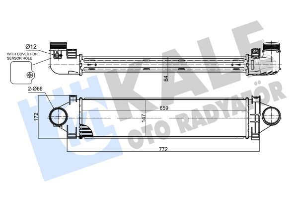 Turbo Radyatörü  Land Rover Freelander 2 (LN)(01.2007->)  KALE 357355