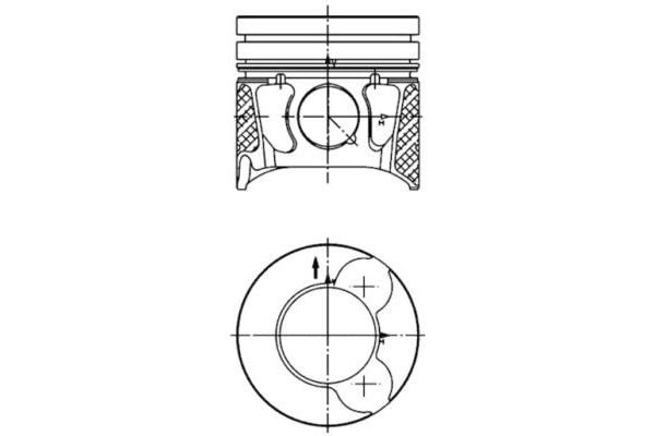 Piston (85.00MM-0.60)  NÜRAL 87-71788-060