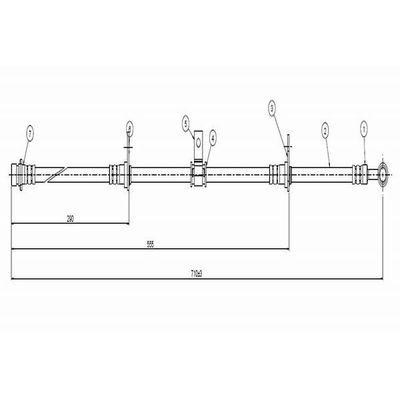 Fren Hortumu Ön Sağ veya Sol CAVO C800 451A