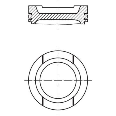 Piston (81.01MM-0.50)  MAHLE 033 20 01