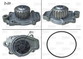 Devirdaim Su Pompası  VALEO 506028  192000515 19200 19200PE0515 19200-PE0-515 19200PE0660 19200-PE0-660 19200PE0661 19200-PE0-661 GWP1143