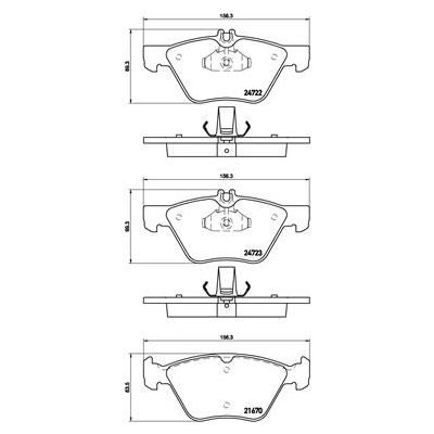 Fren Disk Balata Ön BREMBO P 50 075