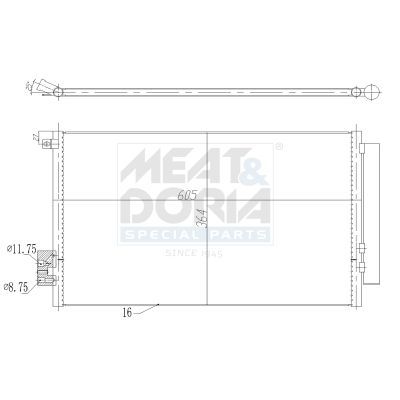 Klima Radyatörü  MGA 82256