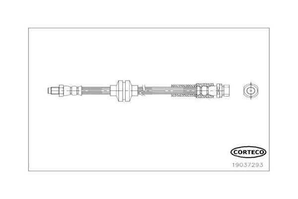 Fren Hortumu Arka Sağ veya Sol Ford C-MAX (CB7)(2010->)  MARGO 2730048