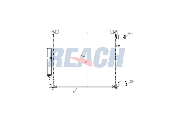 Klima Radyatörü  Land Rover Range Rover Sport (2013->)  MGA 82498