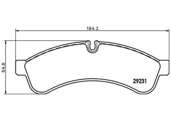 Fren Disk Balata Arka MAGNETI MARELLI 363700506030  20876917 42555633 425556633 500055652 504232820 504232980