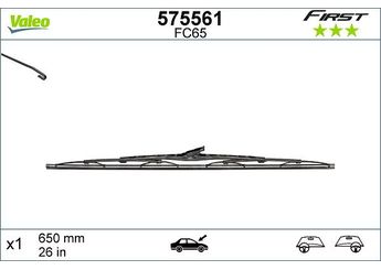Silecek Süpürgesi Ön  650 mm - 26 inç VALEO 575561  3397011402
