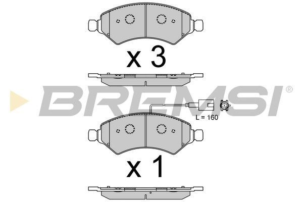Fren Disk Balata Ön Fiat Ducato P.Van 30 (290)(04.2014->)  GRAP 94481