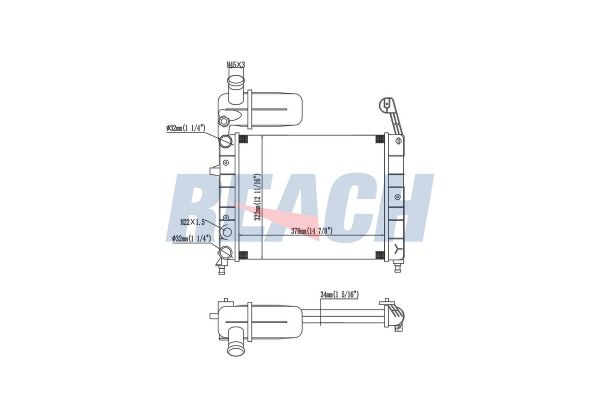 Su Radyatörü  KALE 0118182AL