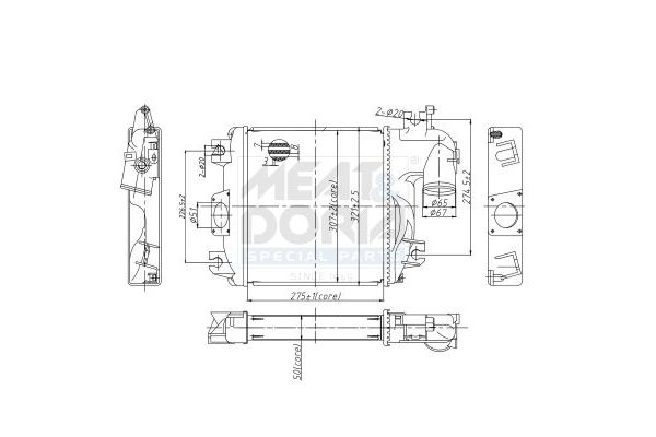 Turbo Radyatörü  Toyota Hilux (KUN)(2005->)  ORİS 229-4835