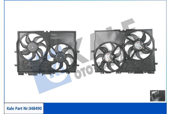 Radyatör Fan ve Motoru  KALE 348490