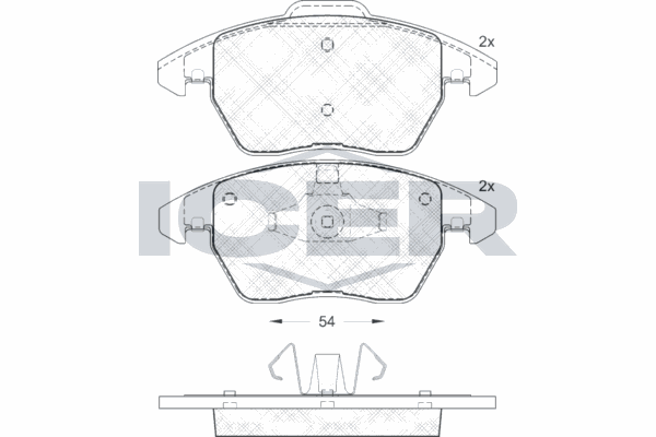 Fren Disk Balata Ön Peugeot 208 (01.2012->)  EUROREPAR 1647862680