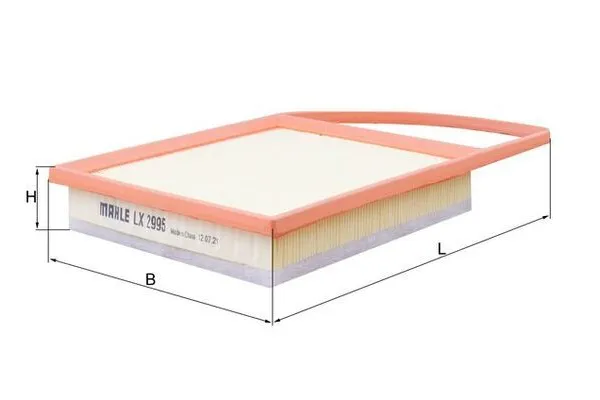 Hava Filtresi  Citroen Grand C4 Picasso/Spacetourer (08.2013->)  MAHLE LX 2995