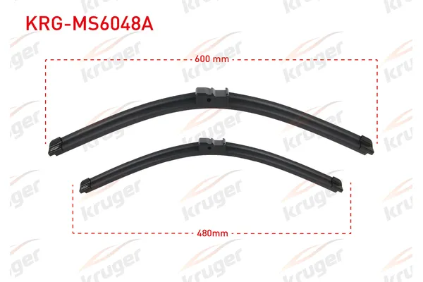 Silecek Süpürgesi Ön  600/480 mm - 24/19 inç KRUGER MS6048A