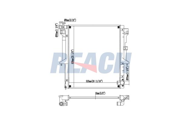 Su Radyatörü Giriş Boğazı   Mitsubishi L200 (KA0/KB0)(2006->)  MAHER 09790