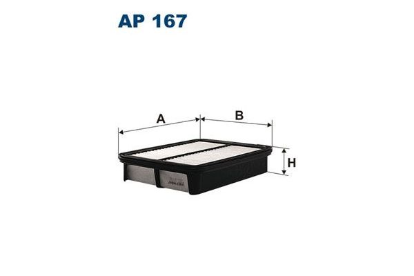 Hava Filtresi  Toyota Corolla (E11)(1997->)  FILTRON AP 167