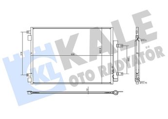 Klima Radyatörü  KALE 382630  9531062M10