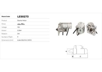 Marş Dinamosu  LUCAS ELEKTRIK LES0273  NAD101240