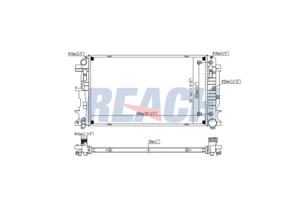 Su Radyatörü  BEHR CR 62 000S