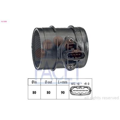 Hava Debimetresi  Opel Zafira B (2005->)  PSA ORJINAL 93181894