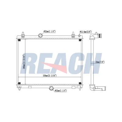 Su Radyatörü  Citroen C5 Tourer (04.2008->)  MAHER 19057