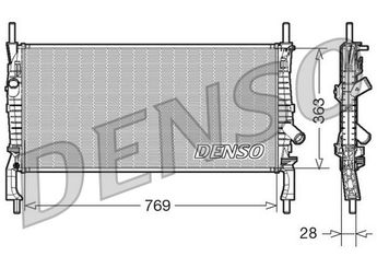 Su Radyatörü  DENSO DRM10106  19010PRA003 1373156 1383317 6C118005CB 6C118005CC 6C118005CD 6C1H8005CB 6C1H8005CD