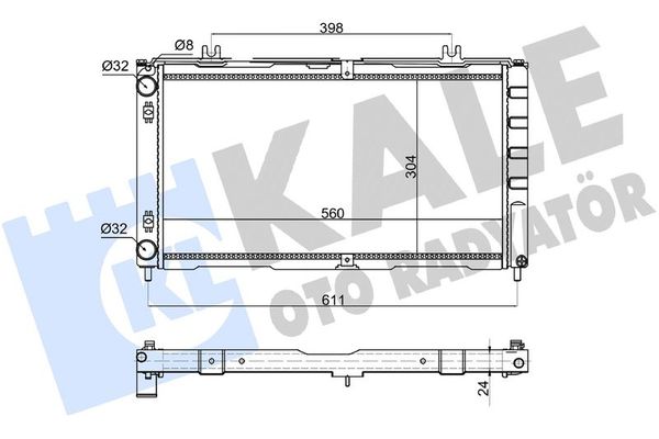 Su Radyatörü  VEKA 16-3542