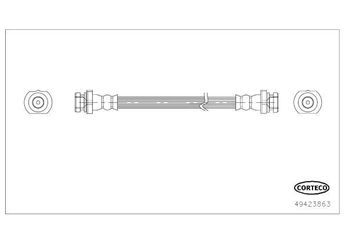 Fren Hortumu Arka Sağ veya Sol AXAM 02-16-07-0422  AX0216070422 462104EA0C