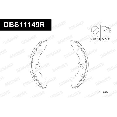 Fren Pabuçlu Balata Arka MGA 54327