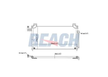 Klima Radyatörü  KRAFTVOLL 08060037  BK2J61480 BK2J-61-480 BK2J61480A BK2J61480B